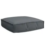 Pernă Antracit 60 x 60 x 12 cm Material Oxford GartenMobel Dekor