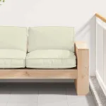 Pernă Crem 80 x 80 x 12 cm Material Oxford GartenMobel Dekor
