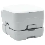 Toaletă de camping Gri și alb 41,5 x 36,5 x 30 cm Polietilenă GartenMobel Dekor