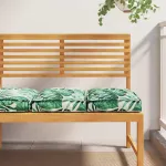 Pernă 2 pcs Model cu frunze 40 x 40 x 8 cm Material Oxford GartenMobel Dekor