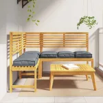 Pernă 6 pcs Antracit 40 x 40 x 8 cm Material Oxford GartenMobel Dekor