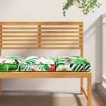 Pernă Floral 2 pcs Multicolour 40 x 40 x 8 cm Material Oxford GartenMobel Dekor