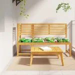 Pernă Floral 4 pcs Multicolour 40 x 40 x 8 cm Material Oxford GartenMobel Dekor