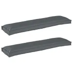 Set de perne pentru palet 2 pcs Antracit 150 x 40 x 8 cm GartenMobel Dekor
