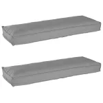 Set de perne pentru palet 2 pcs Gri 120 x 40 x 8 cm GartenMobel Dekor