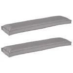 Set de perne pentru palet 2 pcs Gri 150 x 40 x 8 cm GartenMobel Dekor