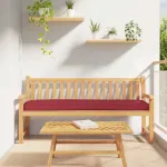 Set de perne pentru palet 2 pcs Roșu Vin 200 x 40 x 8 cm GartenMobel Dekor