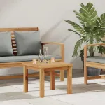 Masă de cafea Maro 45 x 45 x 36 cm Lemn solid de tec GartenMobel Dekor