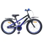 Bicicletă pentru Copii 18 Inci pentru 5-7 ani Albastru Negru GartenMobel Dekor