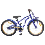 Bicicletă pentru Copii 18 Inci pentru 5-7 ani Albastru închis GartenMobel Dekor