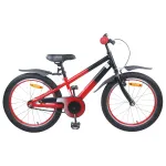 Bicicletă pentru Copii 18 Inci pentru 5-7 ani Roșu Negru GartenMobel Dekor