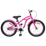 Bicicletă pentru Copii 18 Inci pentru 5-7 ani Roz închis GartenMobel Dekor