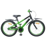 Bicicletă pentru Copii 18 Inci pentru 5-7 ani Verde Negru GartenMobel Dekor