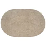 Covoare de zonă Alb 205 x 305 cm Iută GartenMobel Dekor