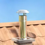 Extensie pentru șemineu Argintiu 25 x 25 x 65 cm GartenMobel Dekor