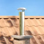 Extensie pentru șemineu Argintiu 25 x 25 x 82 cm GartenMobel Dekor