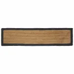 Covoare de zonă Gri Natural și Închis 60 x 200 cm Iută GartenMobel Dekor