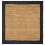 Covoare de zonă Gri închis 200 x 200 cm Iută GartenMobel Dekor