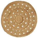 Covor natural Ø 90 cm Iută GartenMobel Dekor