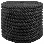Frânghie din Jute 24 Negru 100% jute Tossa GartenMobel Dekor