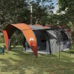 Cort tunel Gri și Portocalie 562 x 265 x 216 cm GartenMobel Dekor