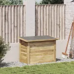 Cutie de depozitare cu depozitare natural 80 x 44,5 x 57,5 cm GartenMobel Dekor