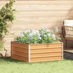 Strat înălțat de grădină Maro deschis 100 x 100 x 45 cm GartenMobel Dekor
