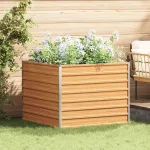 Strat înălțat de grădină Maro deschis 100 x 100 x 77 cm GartenMobel Dekor