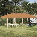 Cort de Petrecere Pop-up 575 x 290 x 245 cm Bej GartenMobel Dekor