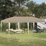 Cort de Petrecere Pop-up 575 x 290 x 245 cm Crem GartenMobel Dekor