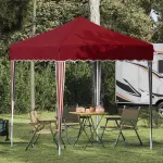 Cort de Petrecere Pop-up Burgundy 195 x 195 x 245 cm GartenMobel Dekor