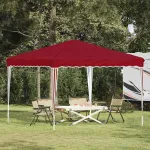Cort de Petrecere Pop-up Burgundy 288 x 288 x 245 cm GartenMobel Dekor