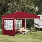 Cort de Petrecere Pop-up Burgundy 288 x 288 x 245 cm GartenMobel Dekor