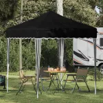 Cort de Petrecere Pop-up Negru 195 x 195 x 245 cm GartenMobel Dekor