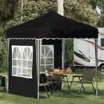 Cort de Petrecere Pop-up Negru 195 x 195 x 245 cm GartenMobel Dekor