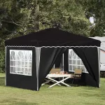 Cort de Petrecere Pop-up Negru 288 x 288 x 245 cm GartenMobel Dekor