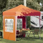 Cort de Petrecere Pop-up Portocaliu 195 x 195 x 245 cm GartenMobel Dekor