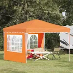 Cort de Petrecere Pop-up Portocaliu 288 x 288 x 245 cm GartenMobel Dekor