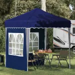 Cort de Petrecere Pop-up albastru 195 x 195 x 245 cm GartenMobel Dekor