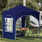 Cort de Petrecere Pop-up 192 x 192 x 245 cm albastru GartenMobel Dekor