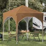 Cort de Petrecere Pop-up 194 x 194 x 245 cm Bej GartenMobel Dekor