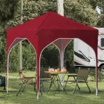 Cort de Petrecere Pop-up 194 x 194 x 245 cm Burgundy GartenMobel Dekor