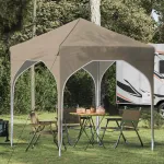 Cort de Petrecere Pop-up 194 x 194 x 245 cm Crem GartenMobel Dekor