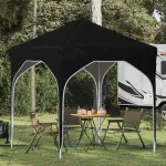 Cort de Petrecere Pop-up 194 x 194 x 245 cm Negru GartenMobel Dekor
