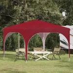 Cort de Petrecere Pop-up 290 x 290 x 245 cm Burgundy GartenMobel Dekor
