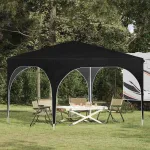 Cort de Petrecere Pop-up 290 x 290 x 245 cm Negru GartenMobel Dekor