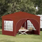 Cort de Petrecere Pop-up 290 x 290 x 245 cm Terracota GartenMobel Dekor