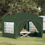 Cort de Petrecere Pop-up 290 x 290 x 245 cm Verde GartenMobel Dekor