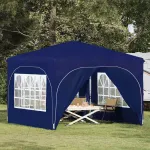 Cort de Petrecere Pop-up 290 x 290 x 245 cm albastru GartenMobel Dekor