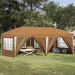 Cort de Petrecere Pop-up 575 x 288 x 245 cm Bej GartenMobel Dekor